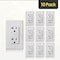 Faith Self-Test 20A GFCI Outlet Receptacle with Wall Plate, White, PK 10 GLS-20A-WH-10 - alternate 1